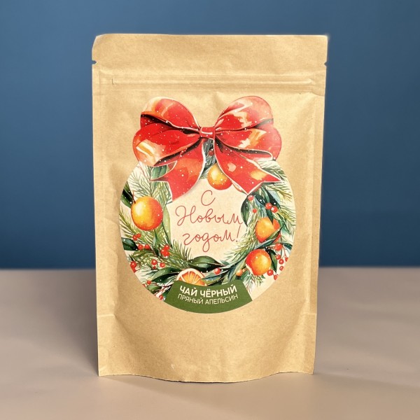 Чай чёрный, пряный апельсин Апельсиновый венок